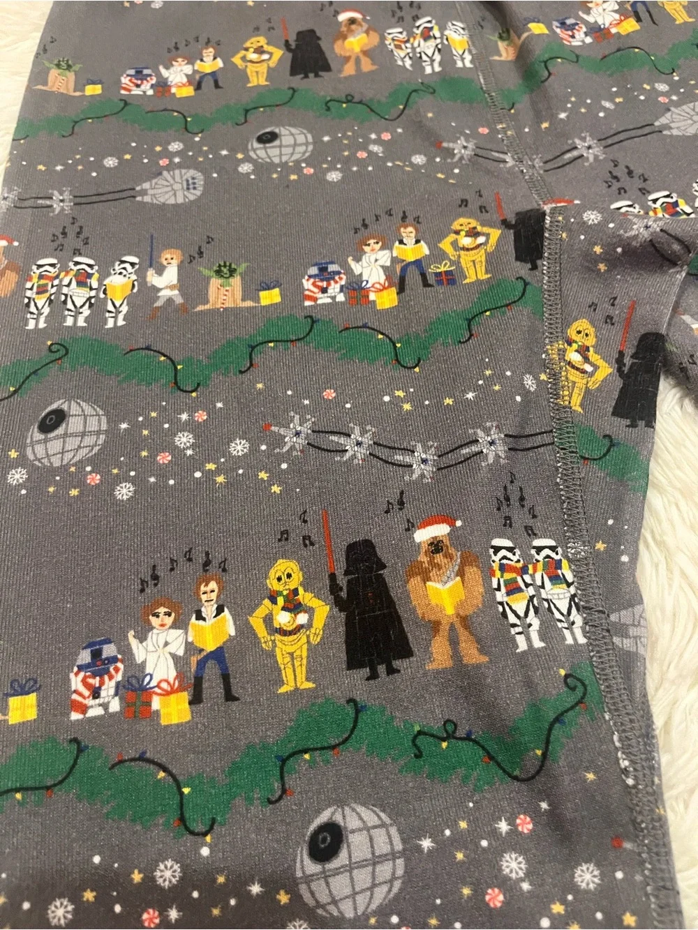Star Wars Hanna Andersson Unisex Holiday Pajama Pants Size L